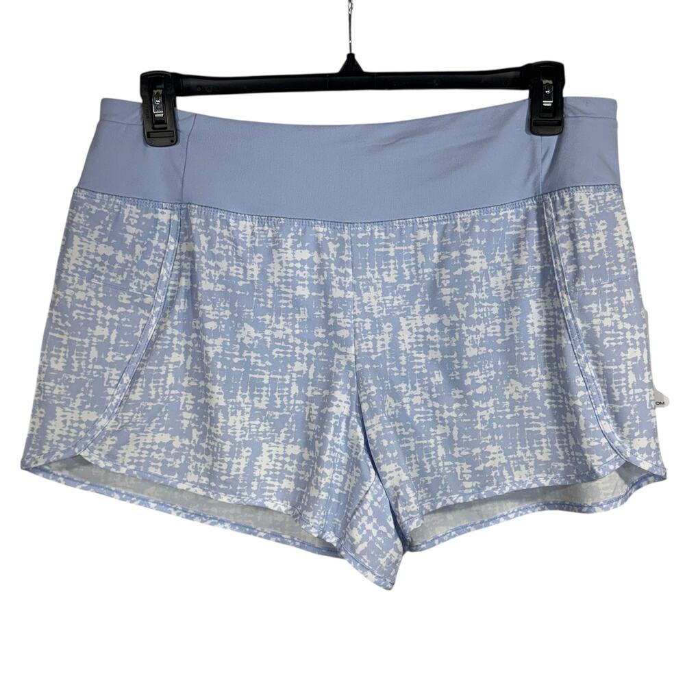 RBX Large Shorts Wicking Stretch Lined Abstract Lightweight Quick-Dry Pull-On